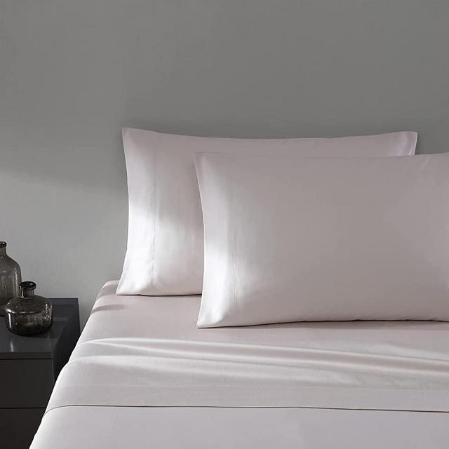 Vera Wang | 800 Collection | Bed Sheet Set - 800 Thread Count, Silky Smooth & Wrinkle-Resistant Bedding, Queen, Pink