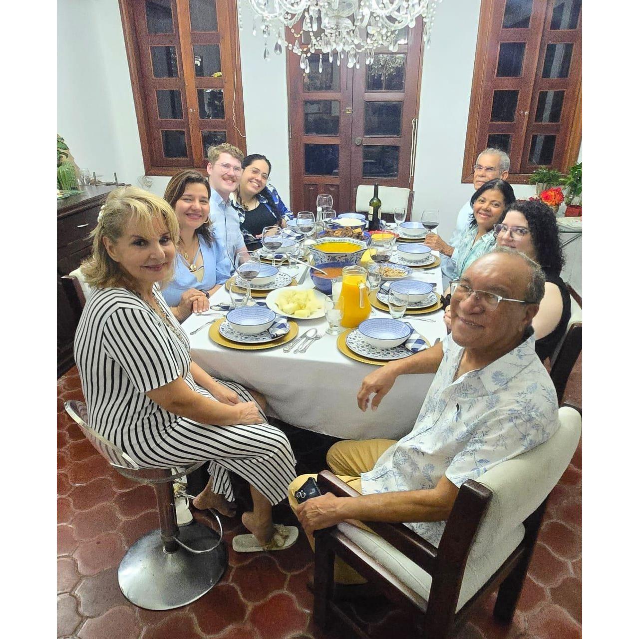 We visited some of Señor Grau's old friends: Benjamin (not Franklin) y Milagros! They cooked us dinner and everything was so delicious that David had seconds and maybe thirds.