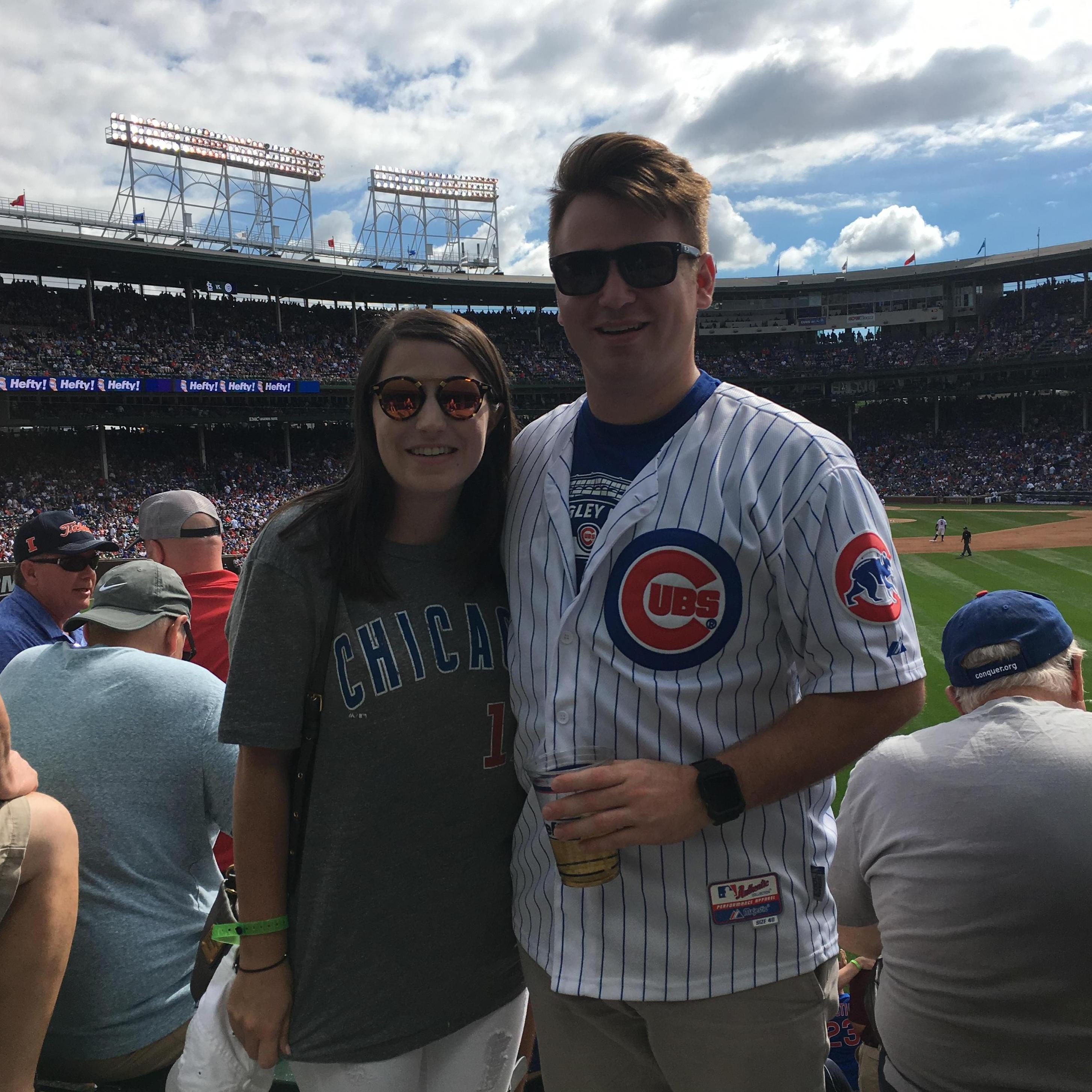 Our first of many trips to Wrigley Field
August 2016