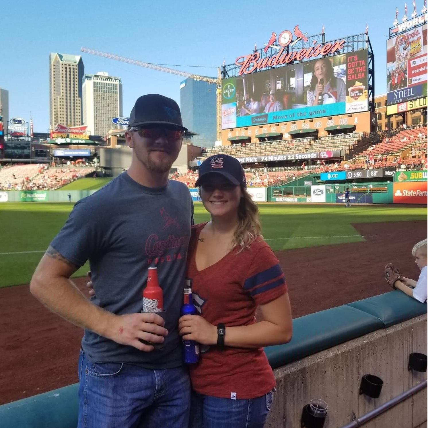 Nikki's first MLB game