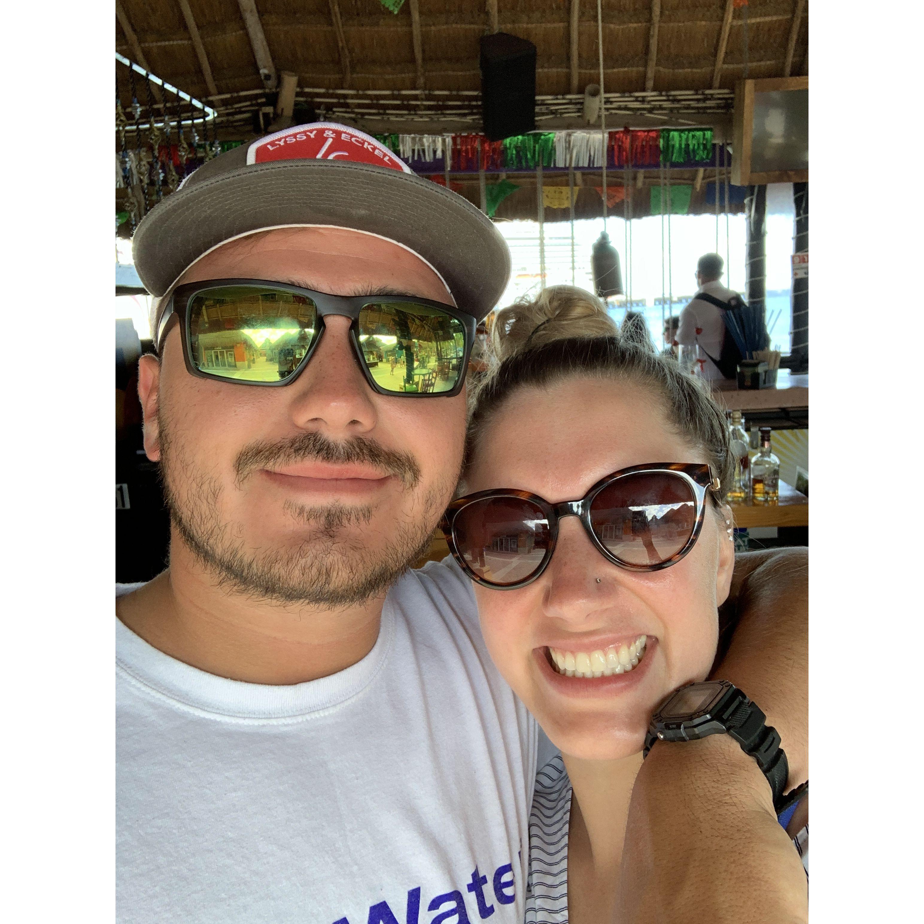 Cozumel 2019- Right before we got hammered and got back on the ship