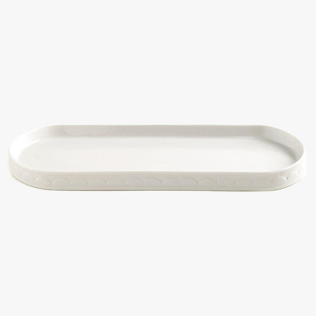 White Jolie Porcelain Tray