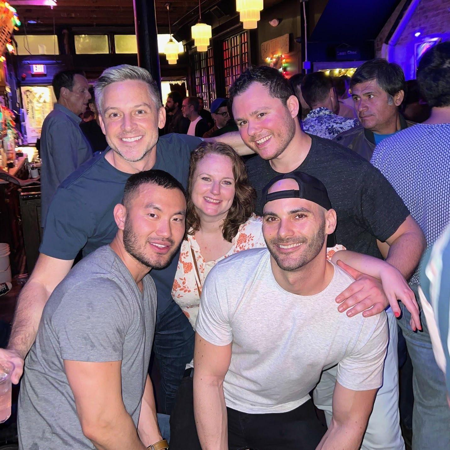 Connecticuties at Greg's 40th birthday weekend, Washington, DC.
