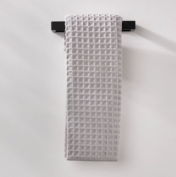 Stone Light Grey Waffle Hand Towel | Geometry Towels