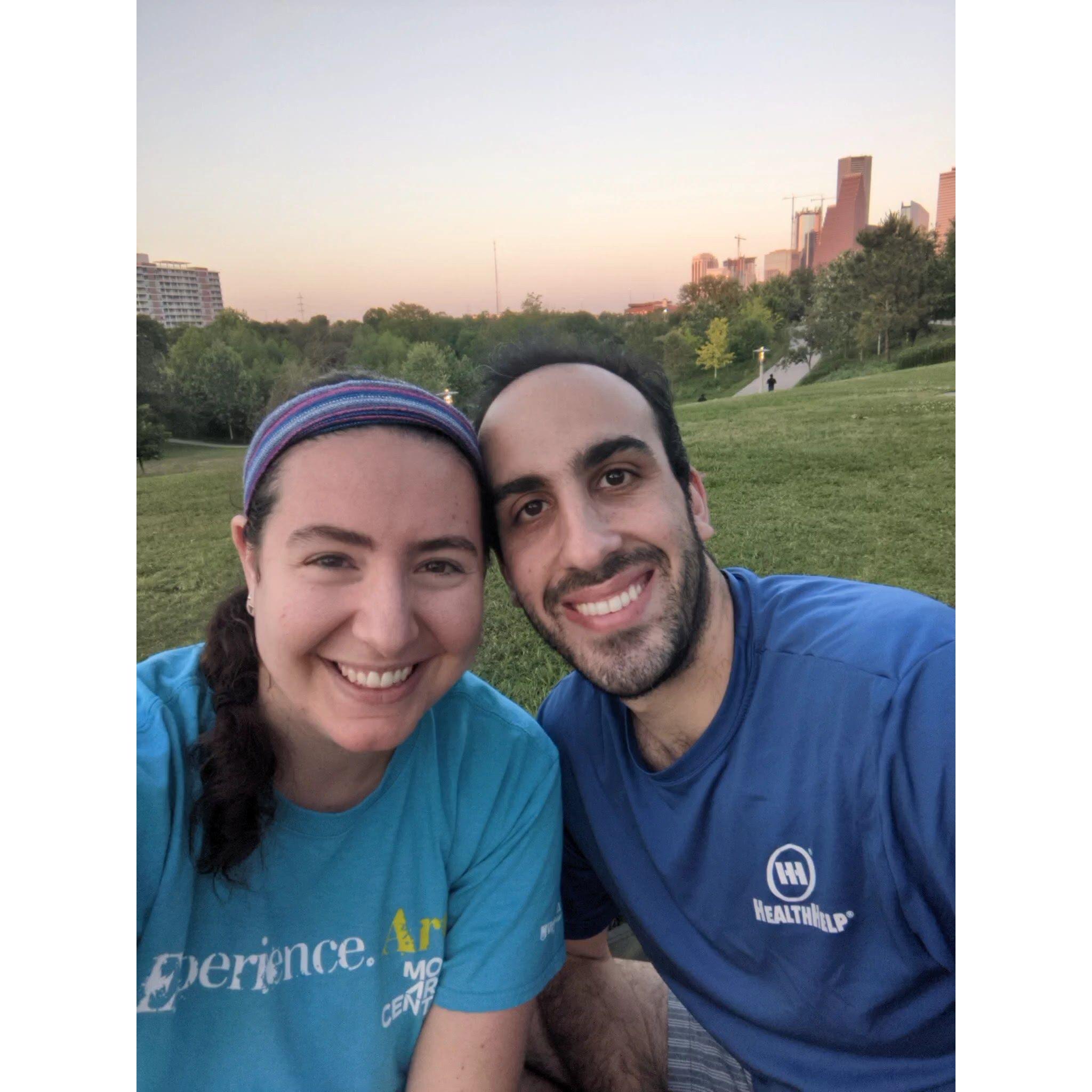 Date night on the Buffalo Bayou