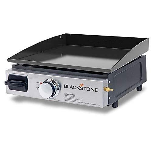 Blackstone Table Top Grill - 17 Inch Portable Gas Griddle - Propane Fueled - For Outdoor Cooking While Camping, Tailgating or Picnicking