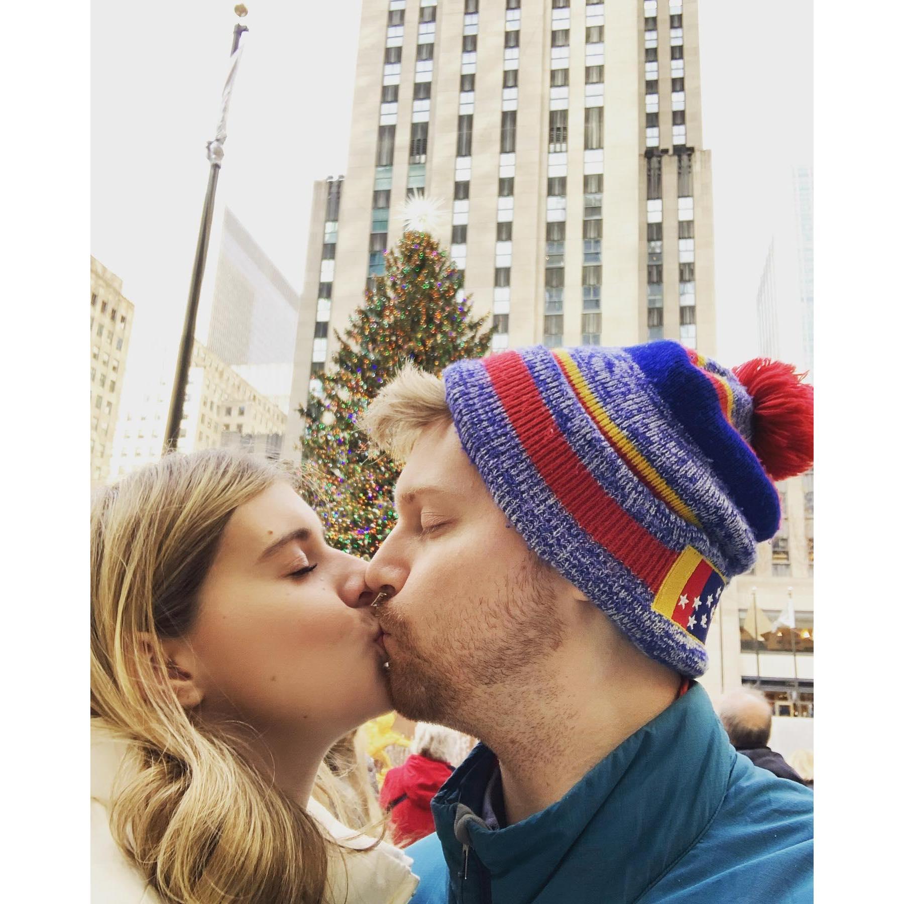 A post-engagement trip to Christmas in NYC
2021