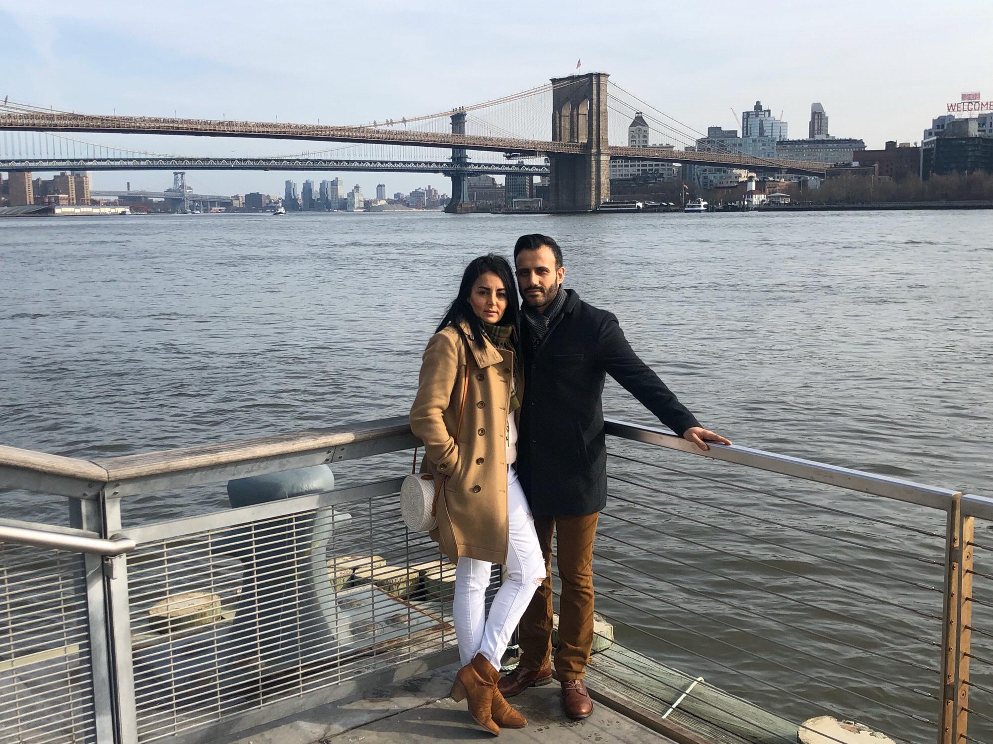 Acting like a tourist in our hometown, New York.