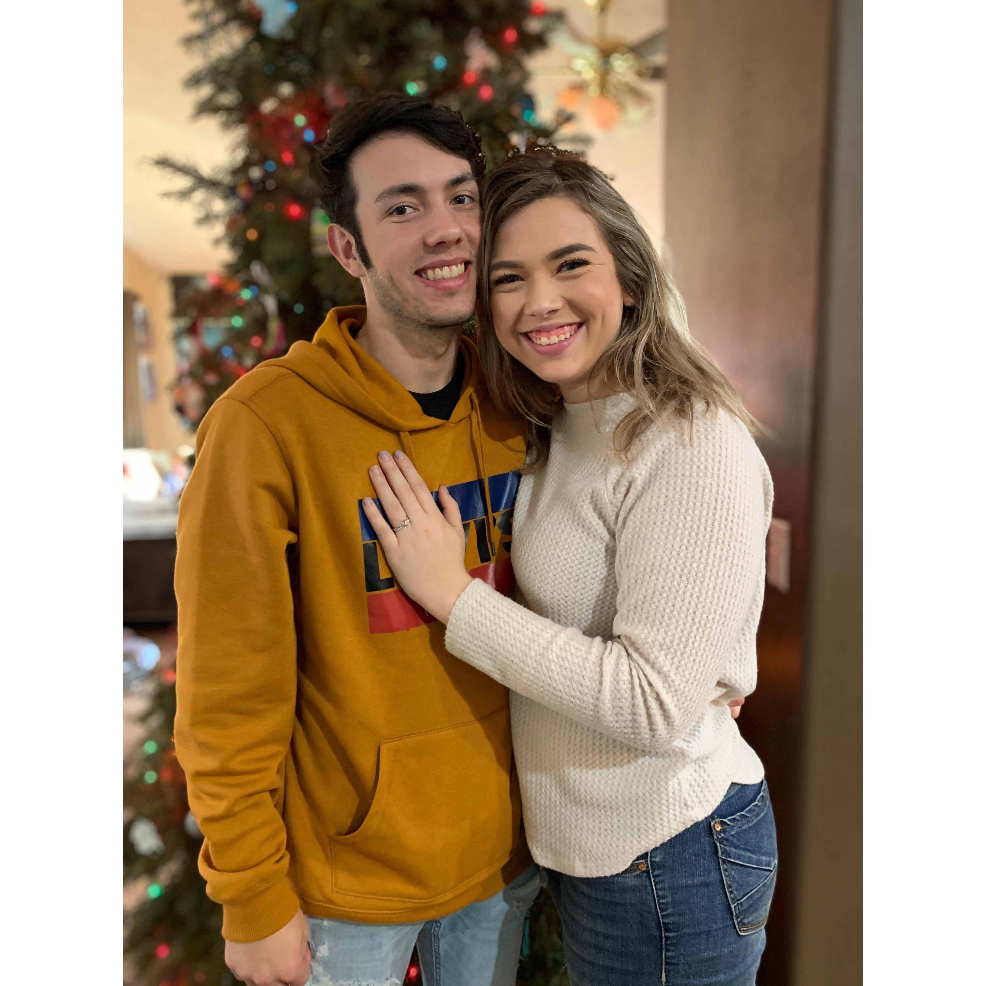 Christmas the day Jasmine said yes!!