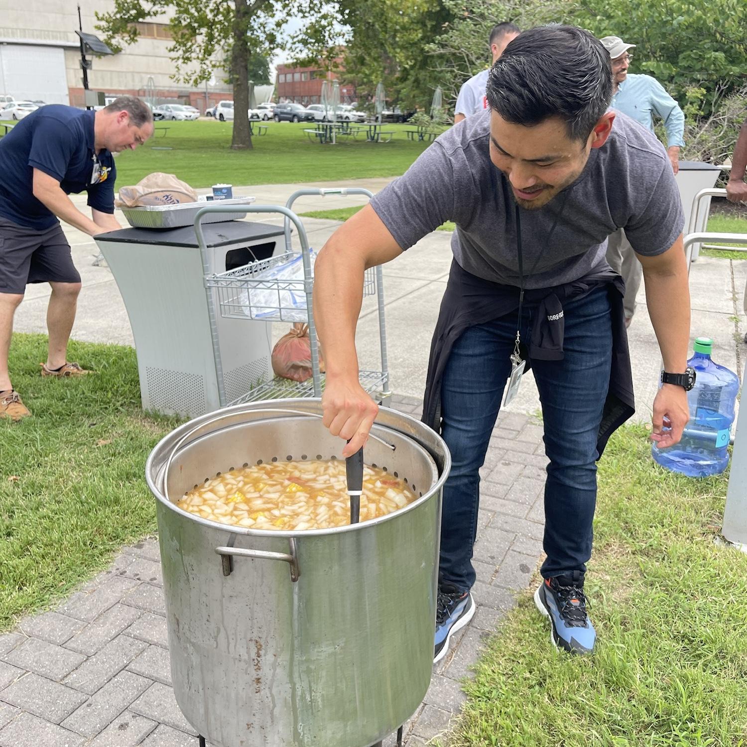 Shrimp boils at NASA