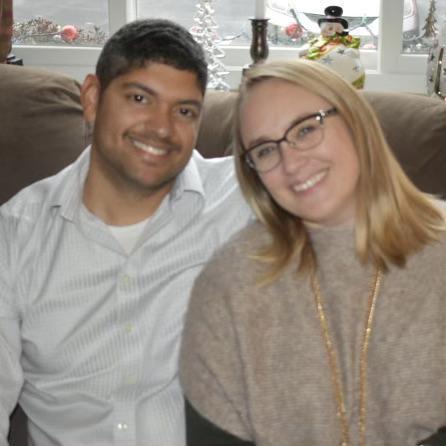 Our first Christmas together.