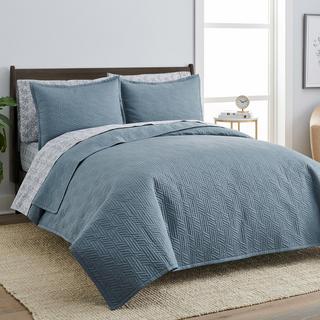 Baristo Cotton Sateen 3-Piece Quilt Set