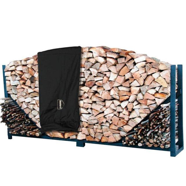 Firewood Log Rack with Cover (Home Depot)