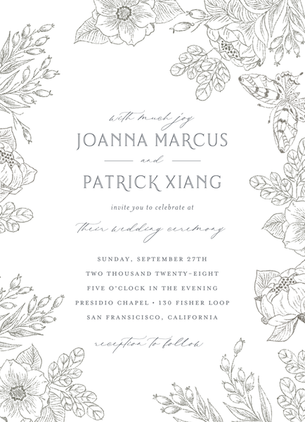 Briallen Classic | White | Zola Wedding Invitations