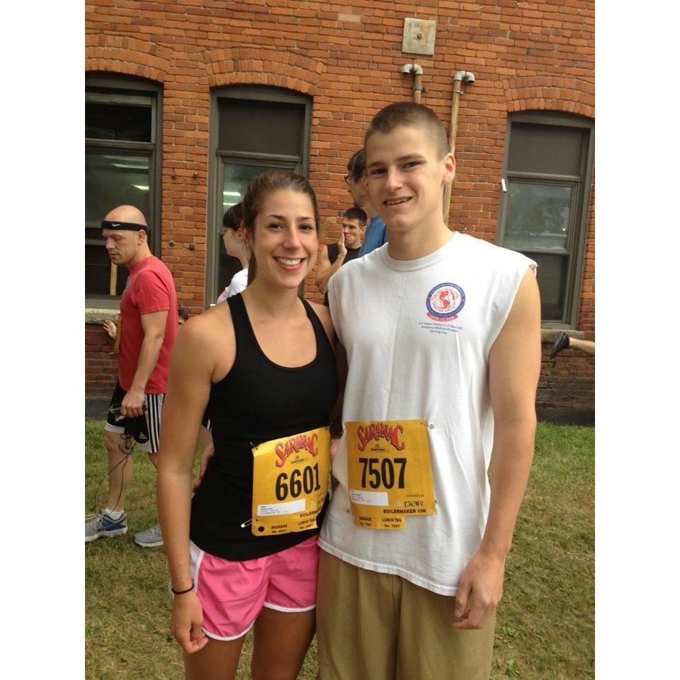 First of many races - Boilermaker 2011 (I think?)