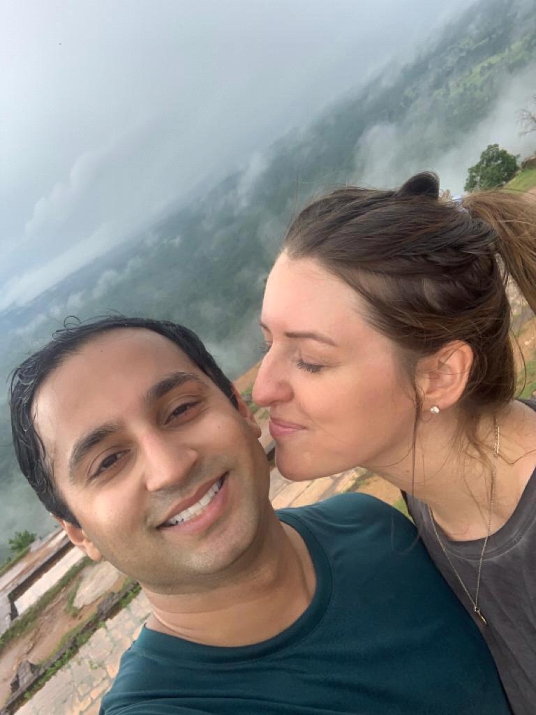 Hiking a mountain in the rain ✅