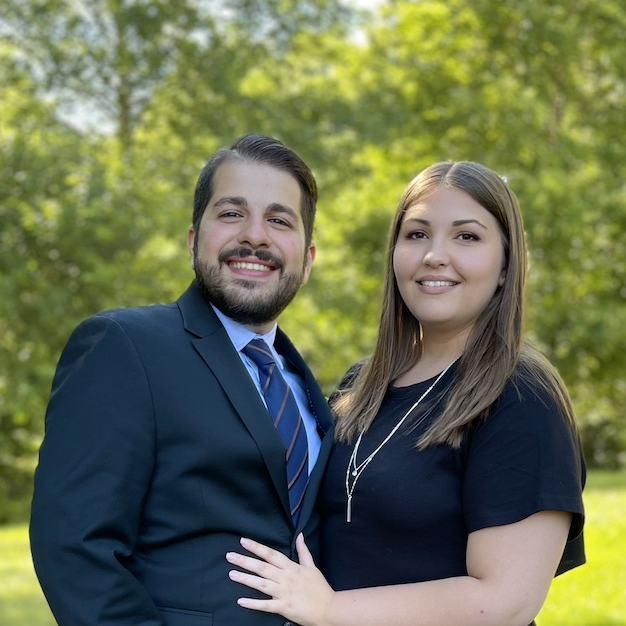 Our first official picture as an engaged couple snapped after our first engagement