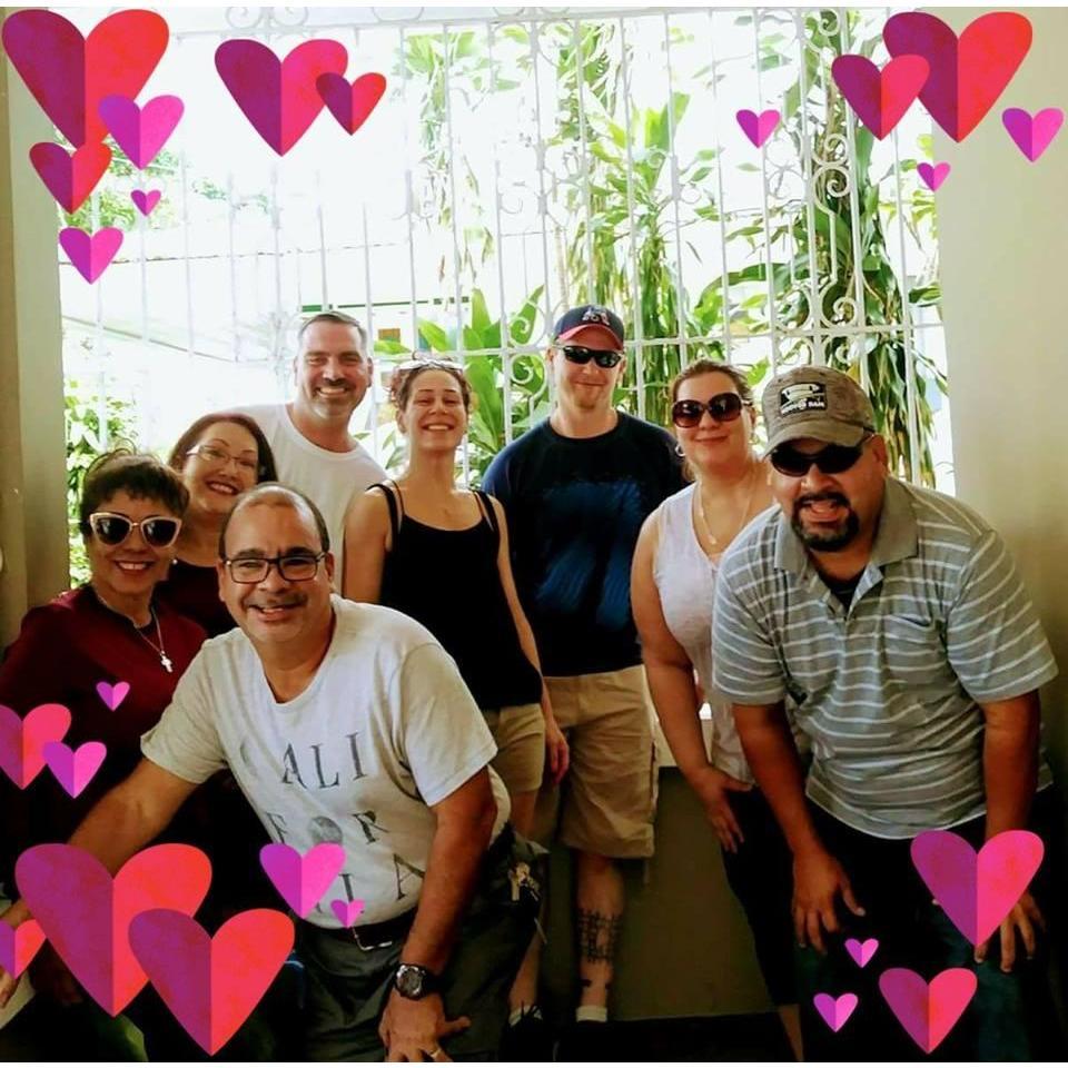 My amazing family and friends and awesome airbnb in Puerto Rico - wepa