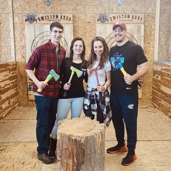Axe Throwing with Alyssa and Tim 2021