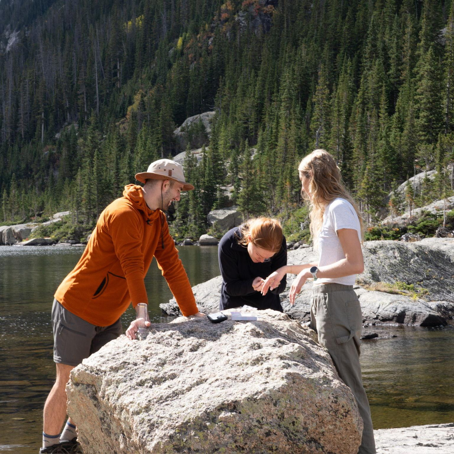 Kate helped me put on press-on nails for the rest of our pictures. (Zach was prepared!)