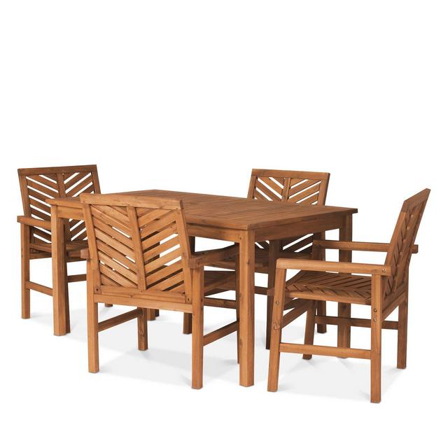 Sparrow & Wren Harbor 5 Piece Outdoor Patio Dining Set