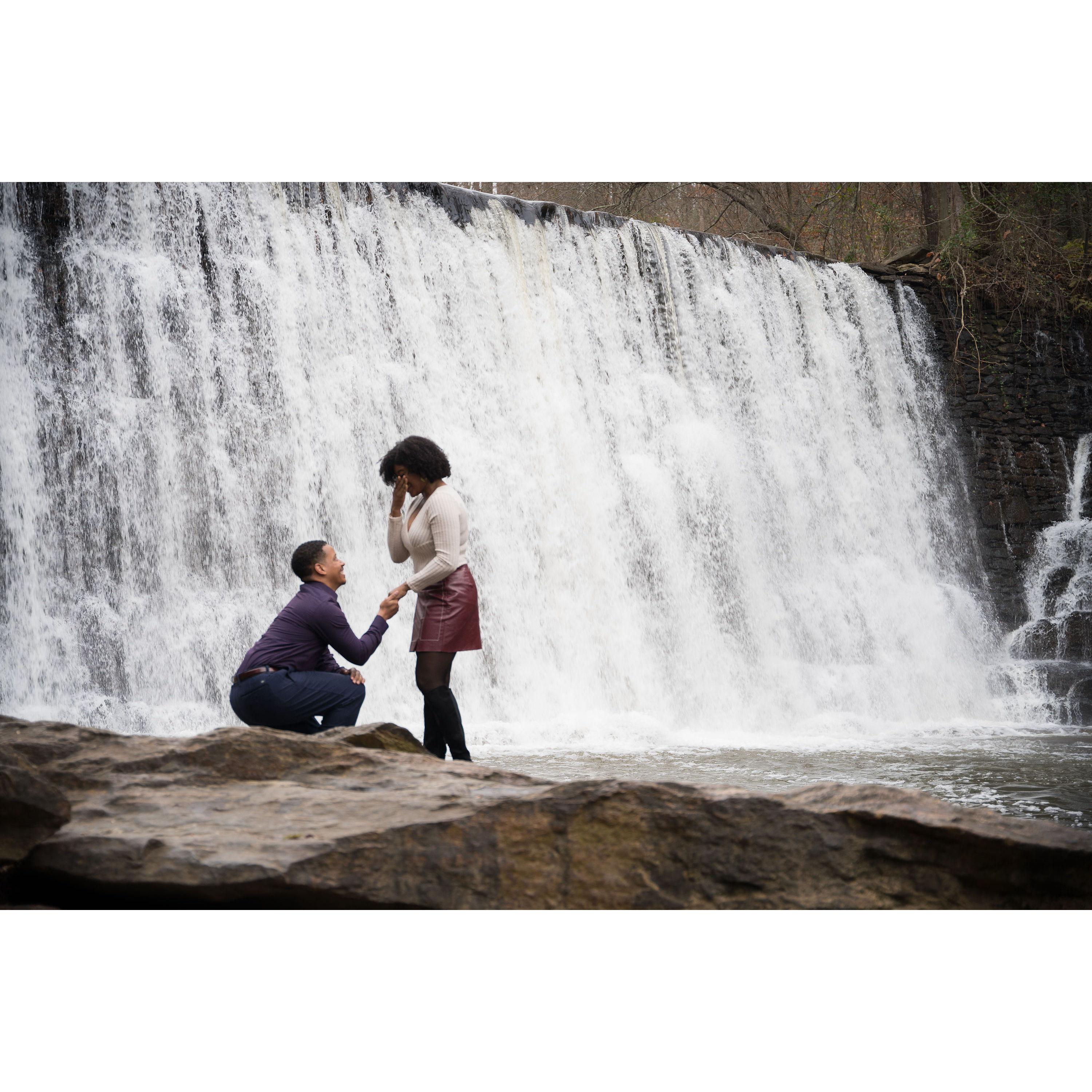 He proposed!
