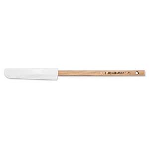 Fletcher' Mill Silicone Jar Spatula in White