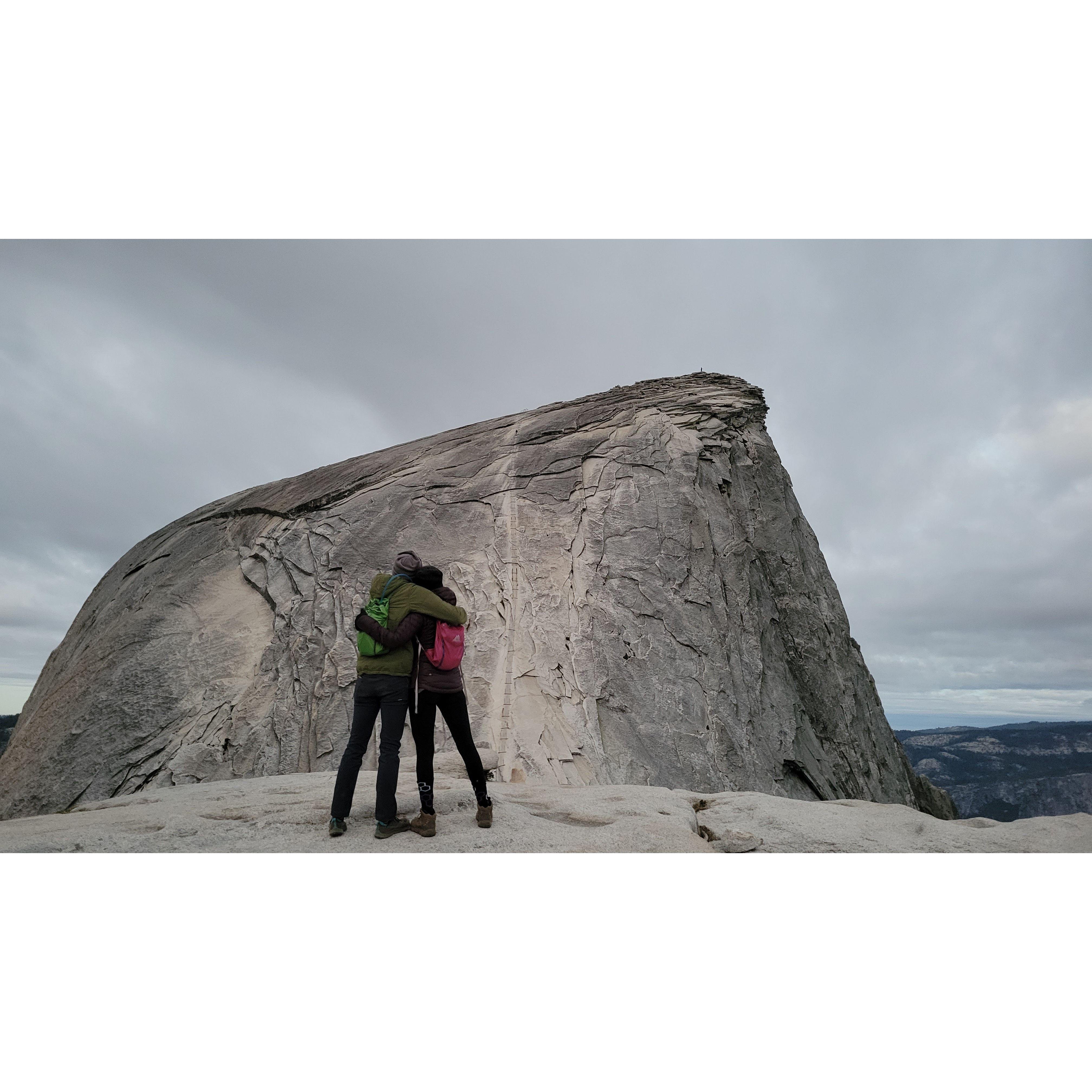 I repeat couples who climb half dome together, stay together.