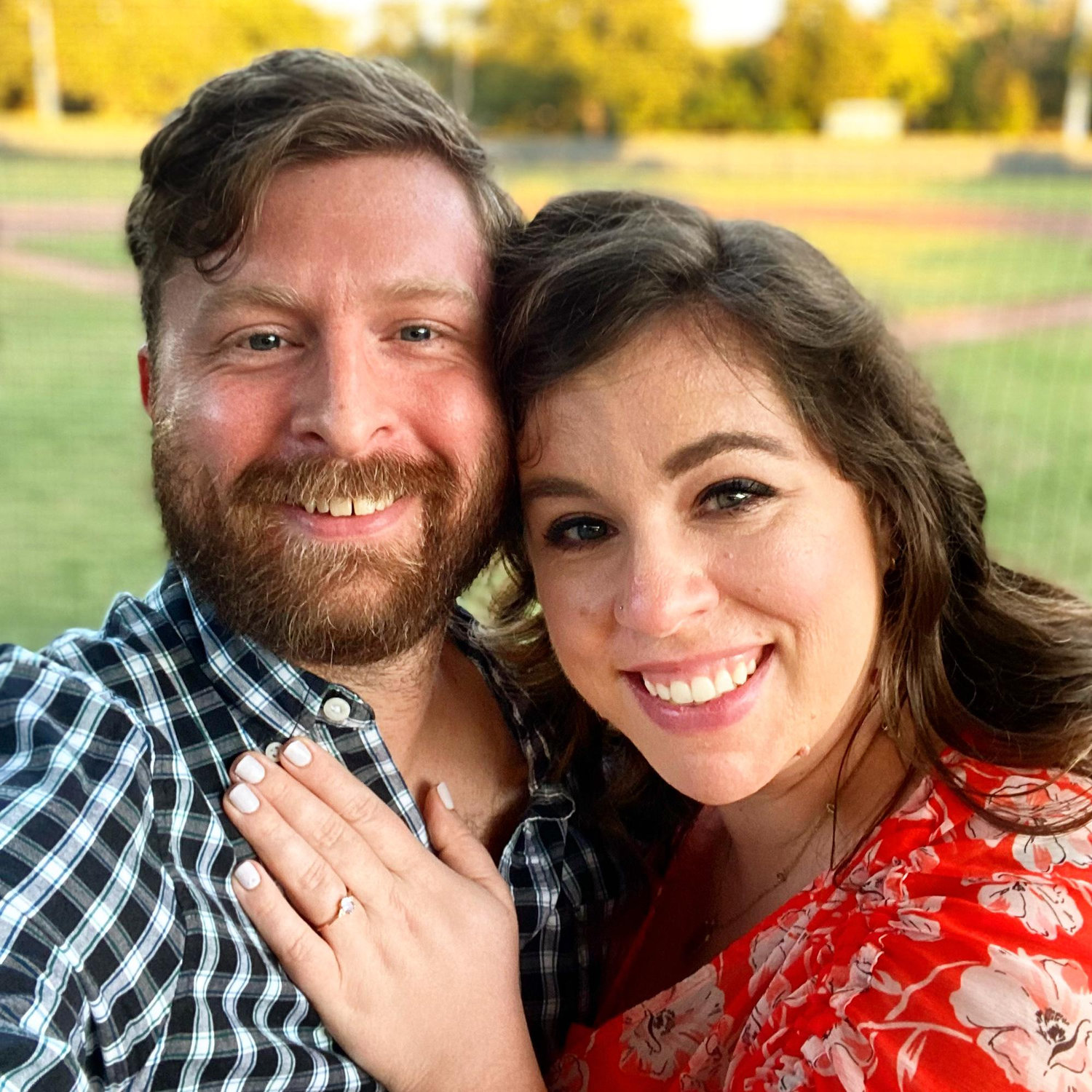 Right after the proposal at Reverchon Park