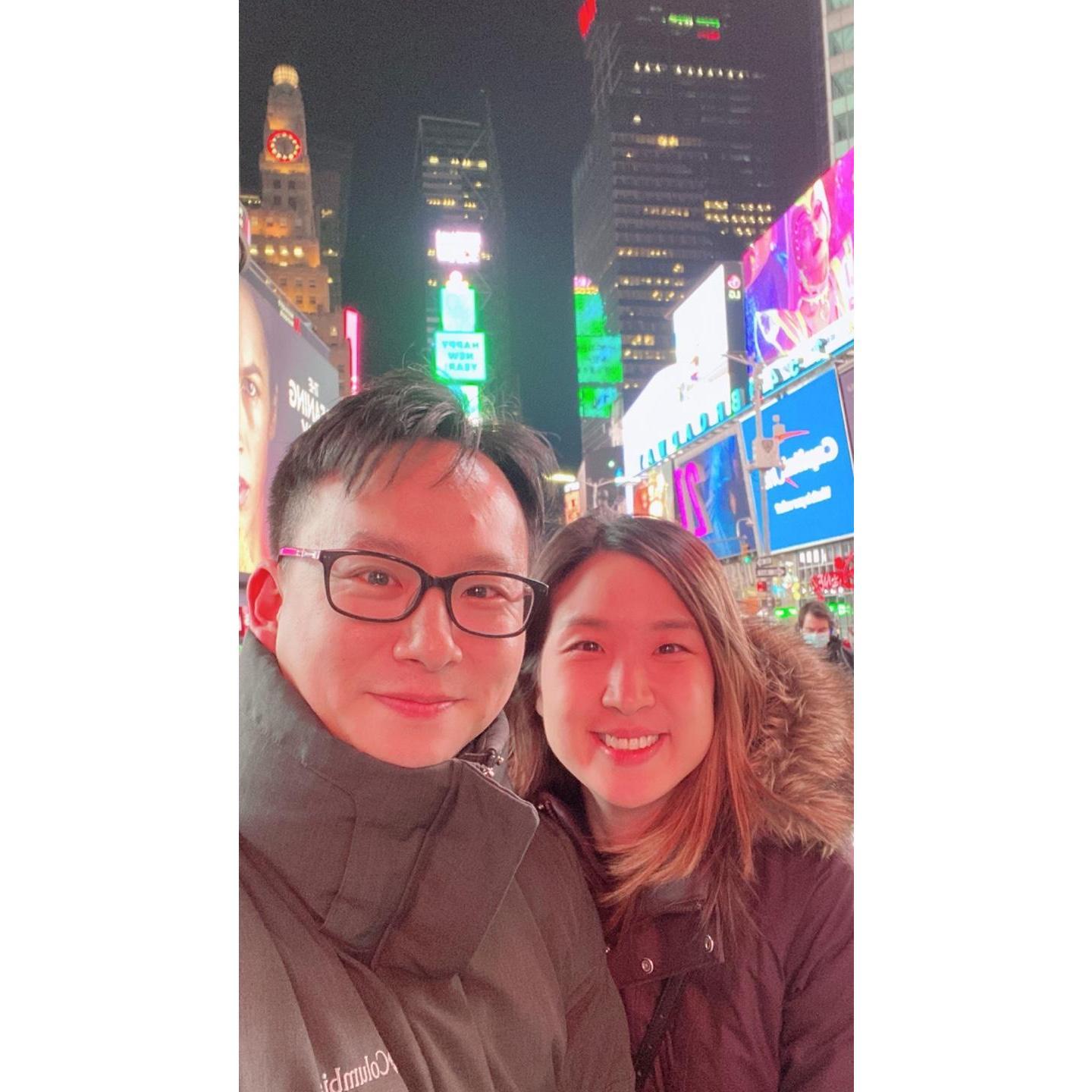 J&H at the Times Square in NYC!