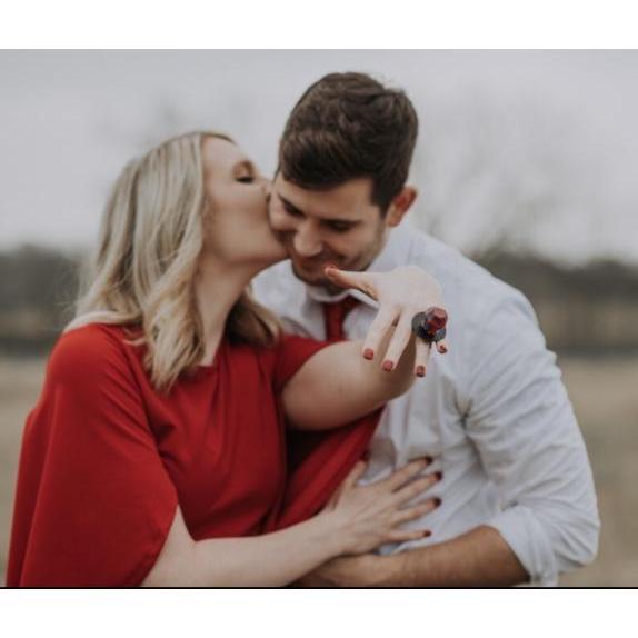 He “popped” me the question