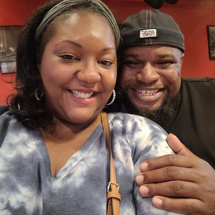 Our first picture together. This was our second date.