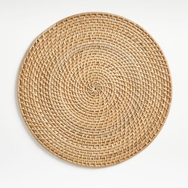 Artesia Natural Round Placemat