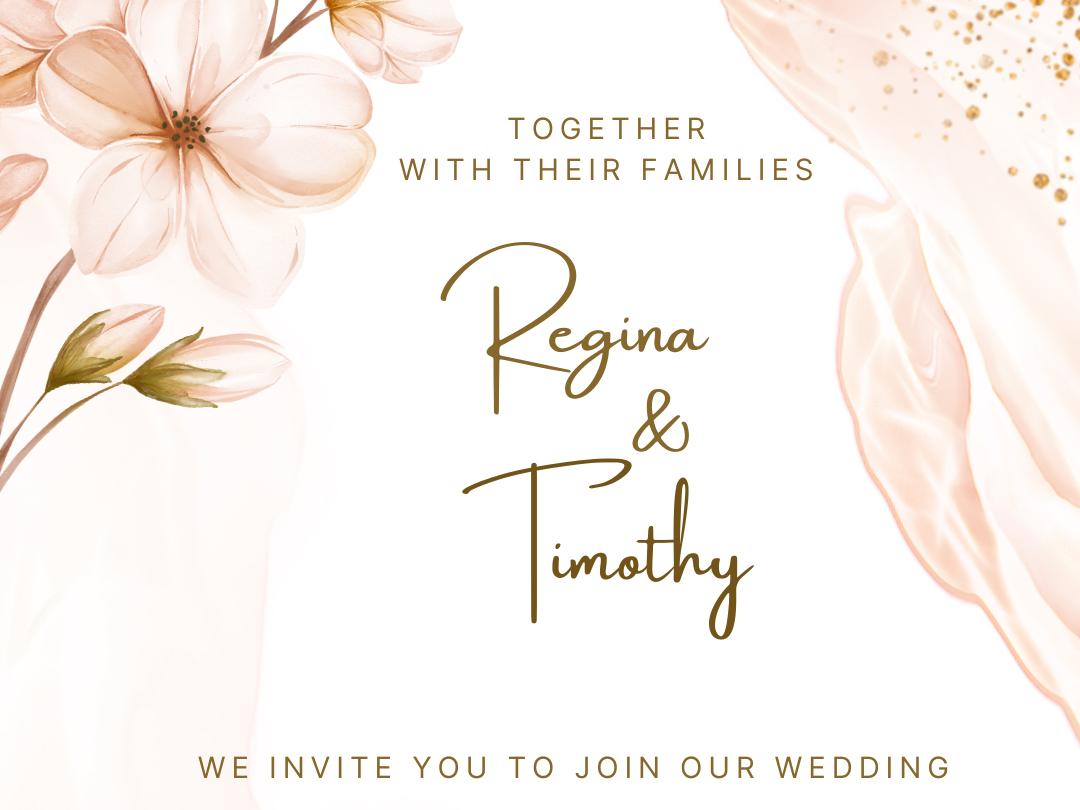 The Wedding Website of Regina Hyman and Timothy Young