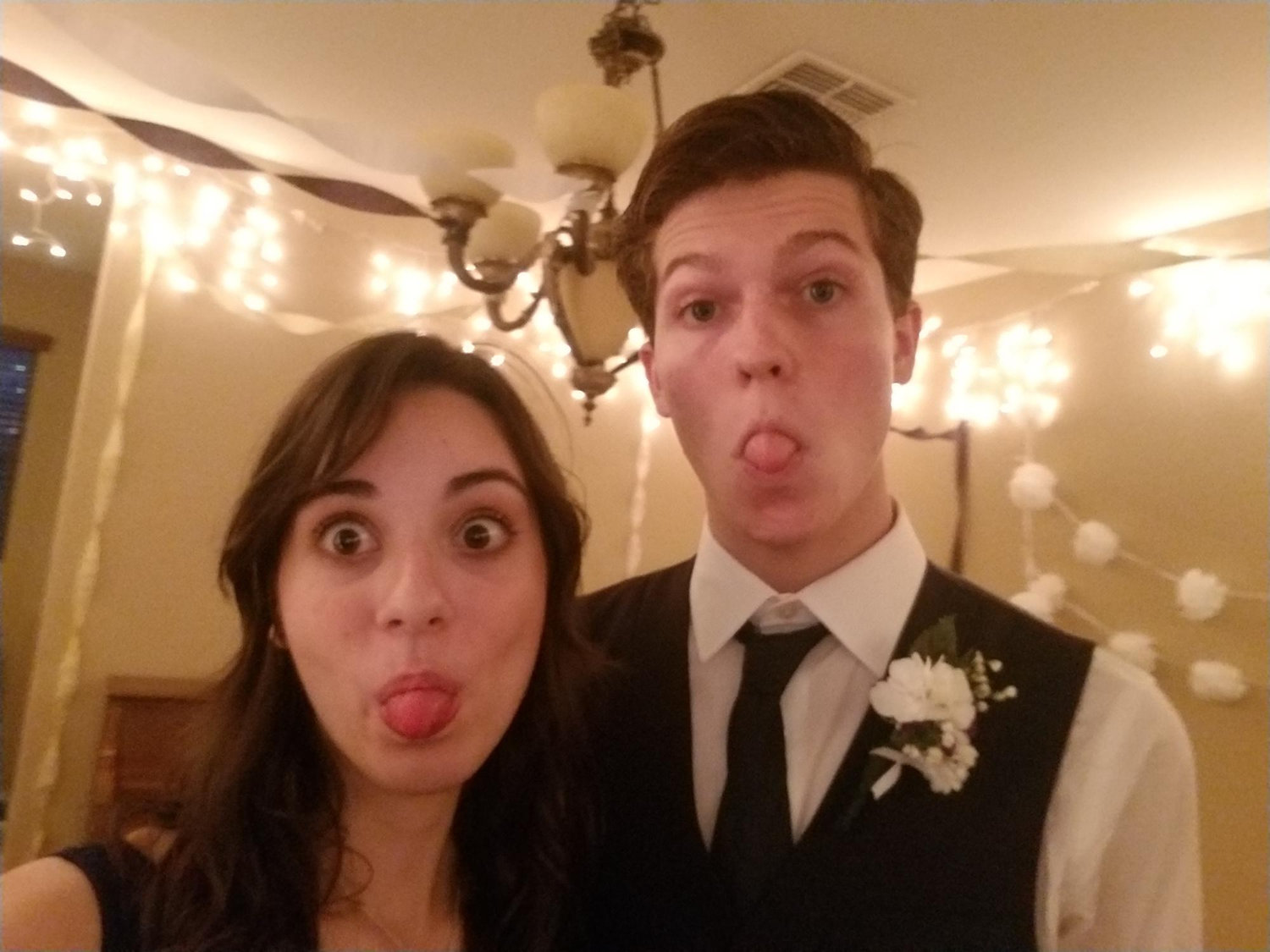Our Covid prom with friends