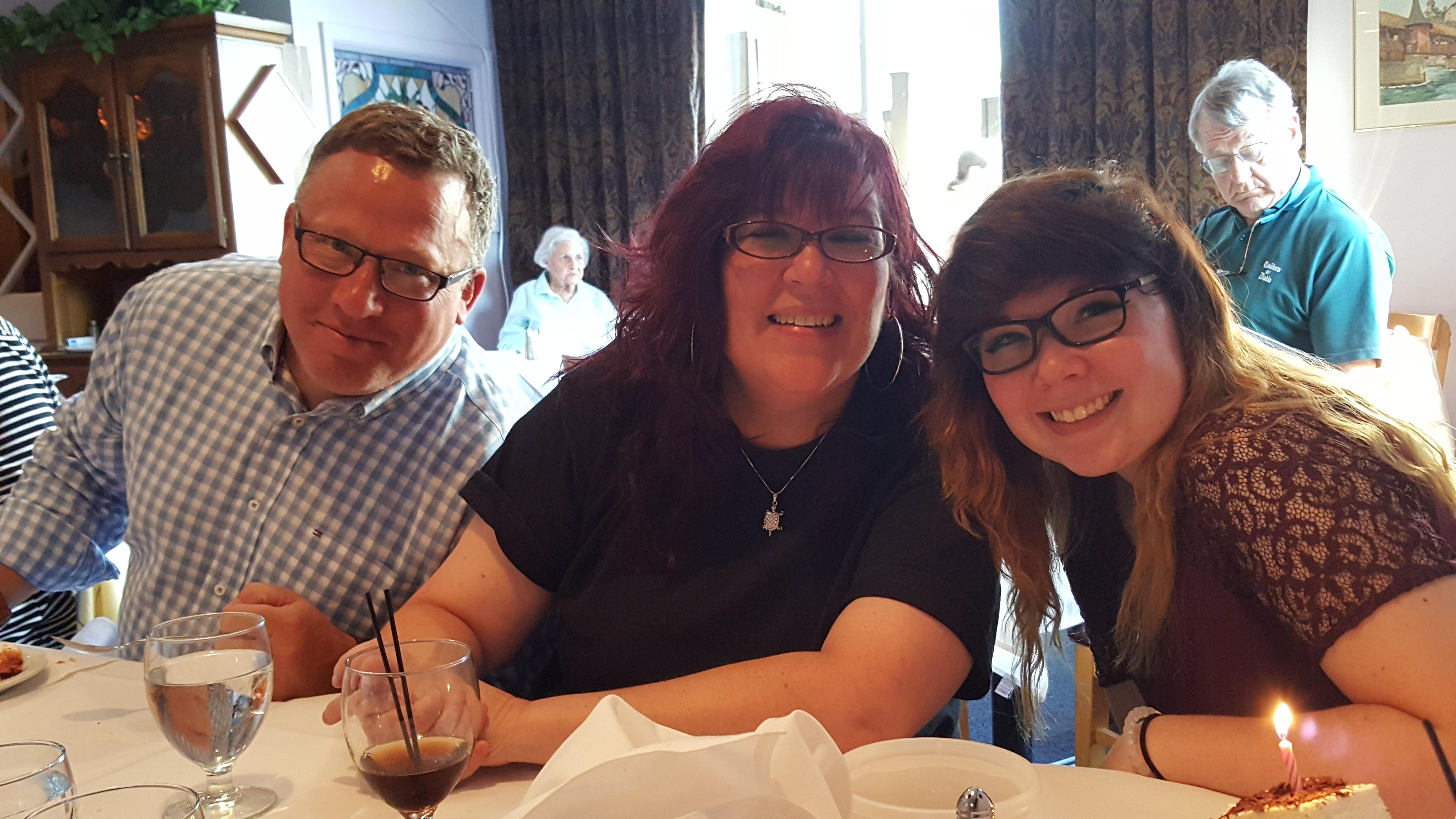 Heather, James & Holly