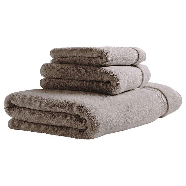 2DGJH - Stone & Beam Heavyweight Turkish Cotton Towel Set, Set of 3, Heather