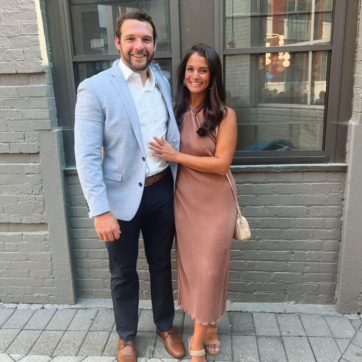 Our first time going to a wedding together!