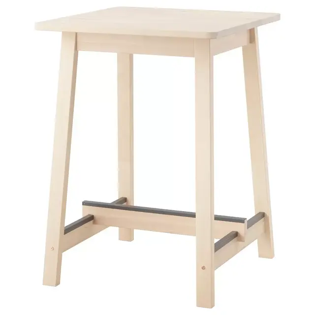 NORRÅKERBar table, birch29 1/8x29 1/8x40 1/8 "