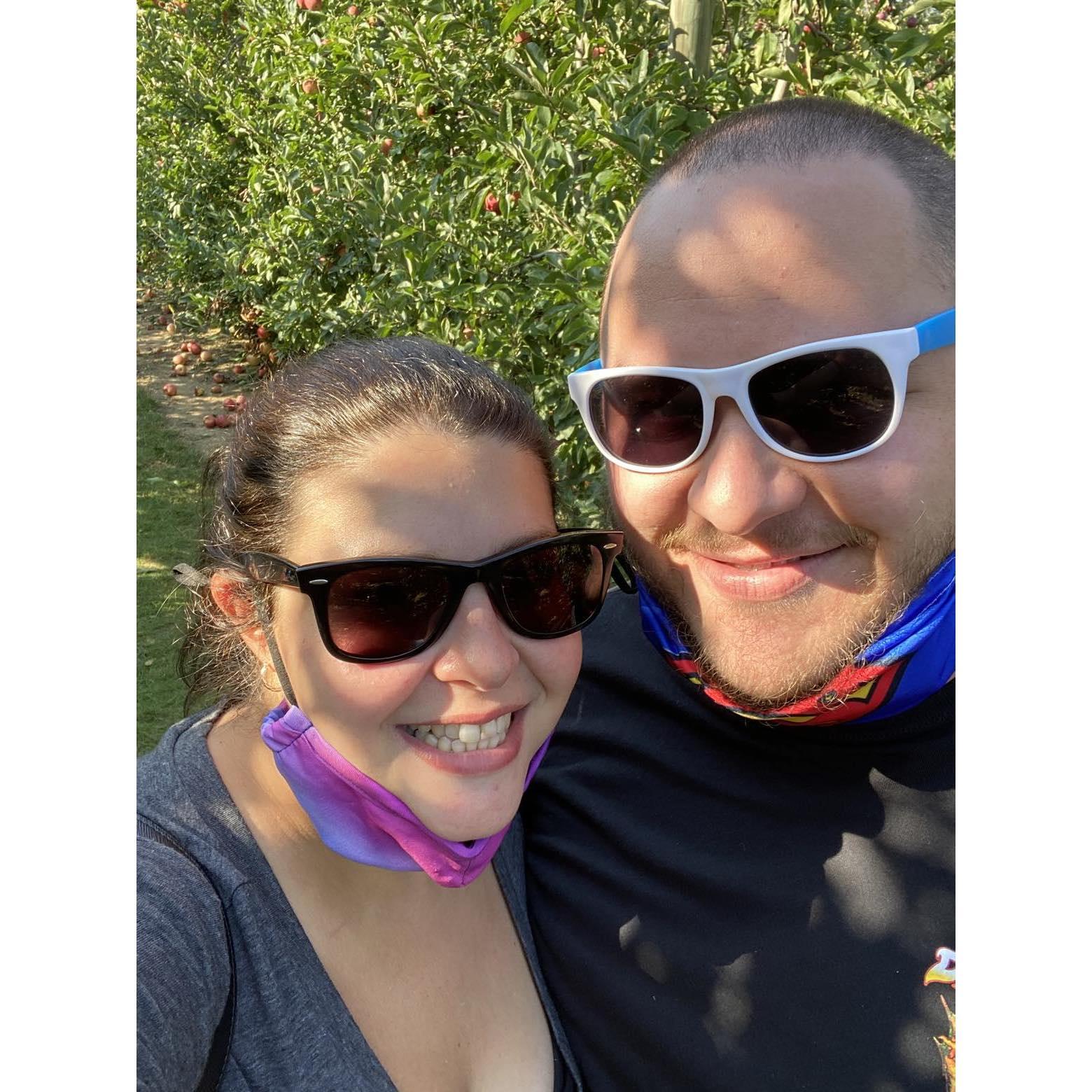 Apple picking - ask Stacy about making an apple pie!