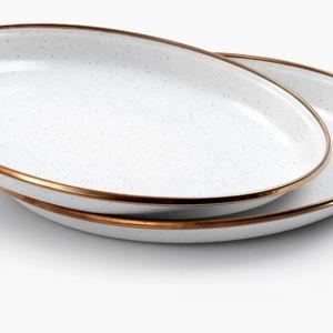 Enamelware Deep Plate Set
