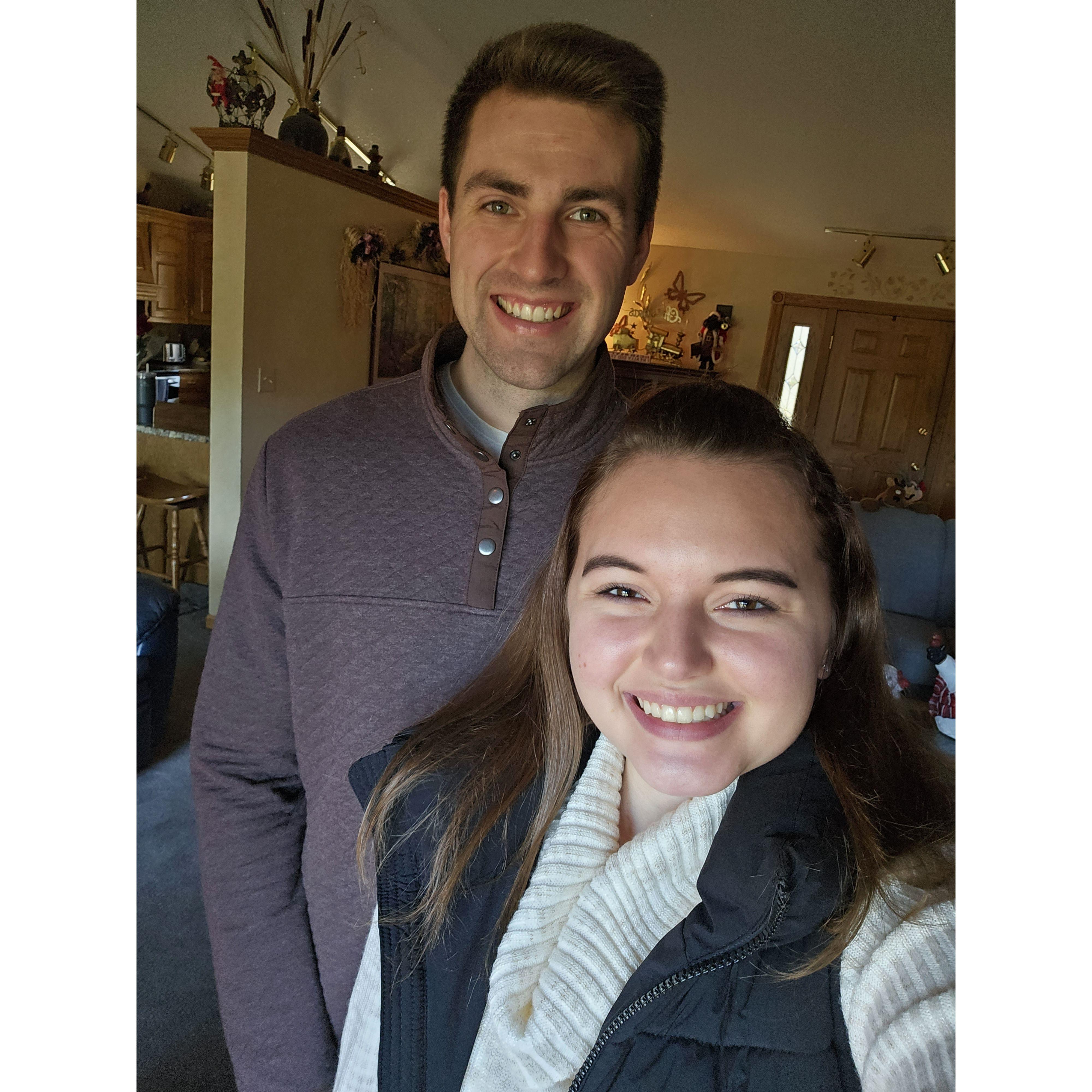 First year of dating anniversary also fell on Thanksgiving - so much to be thankful for!