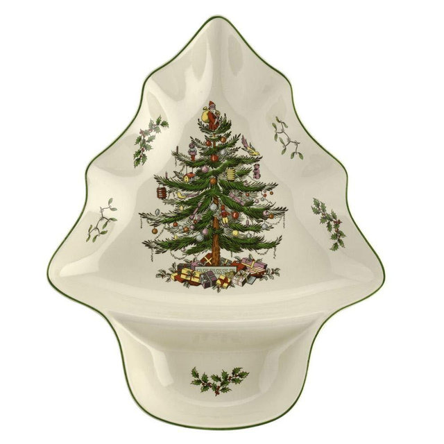 Spode Christmas Tree Dip Dish (14in)- Ceramic