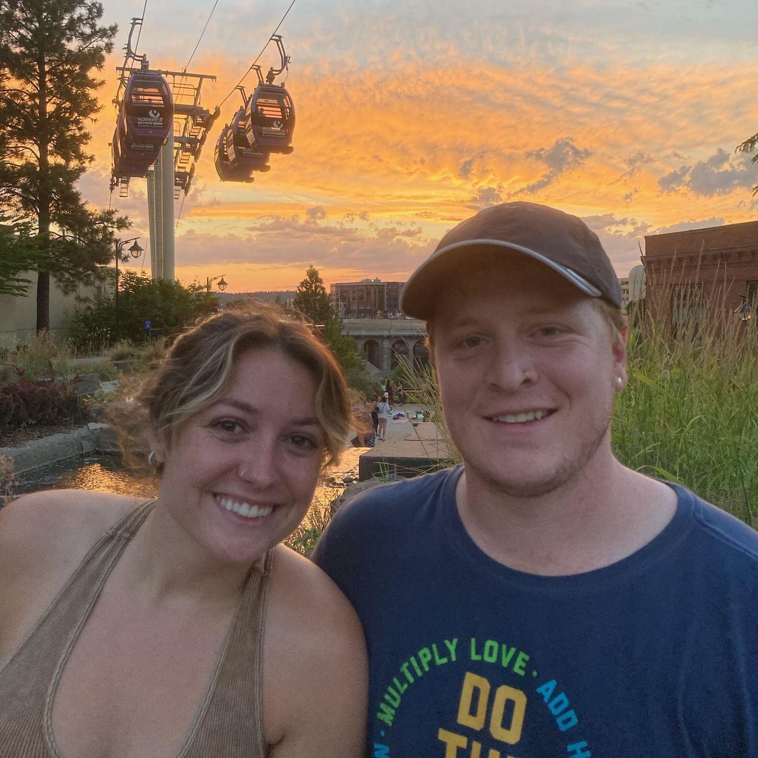 The most glorious sunset at the Spokane Tribal Gathering Place. We did outdoor yoga, and the sky was stunning! 2022