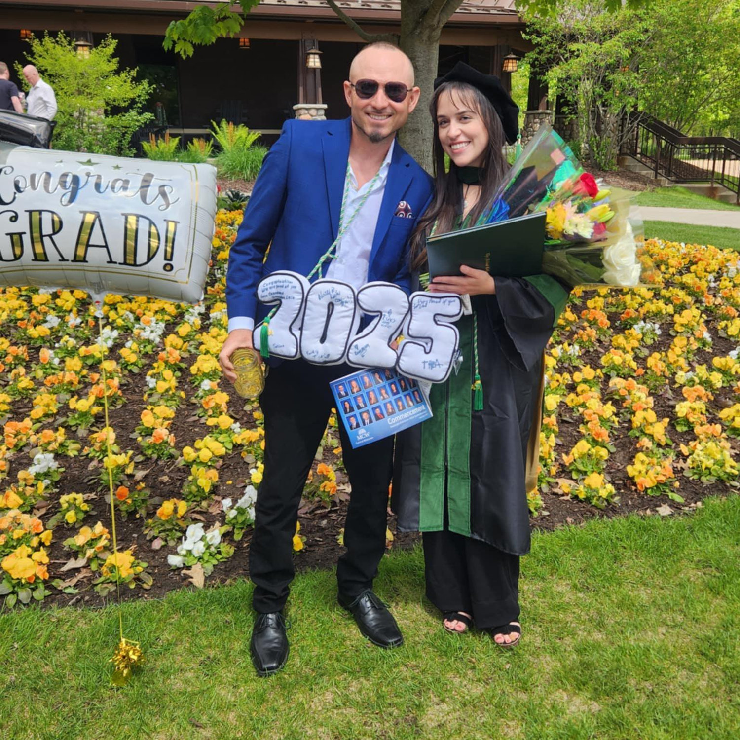Graduation Day! My biggest fan.