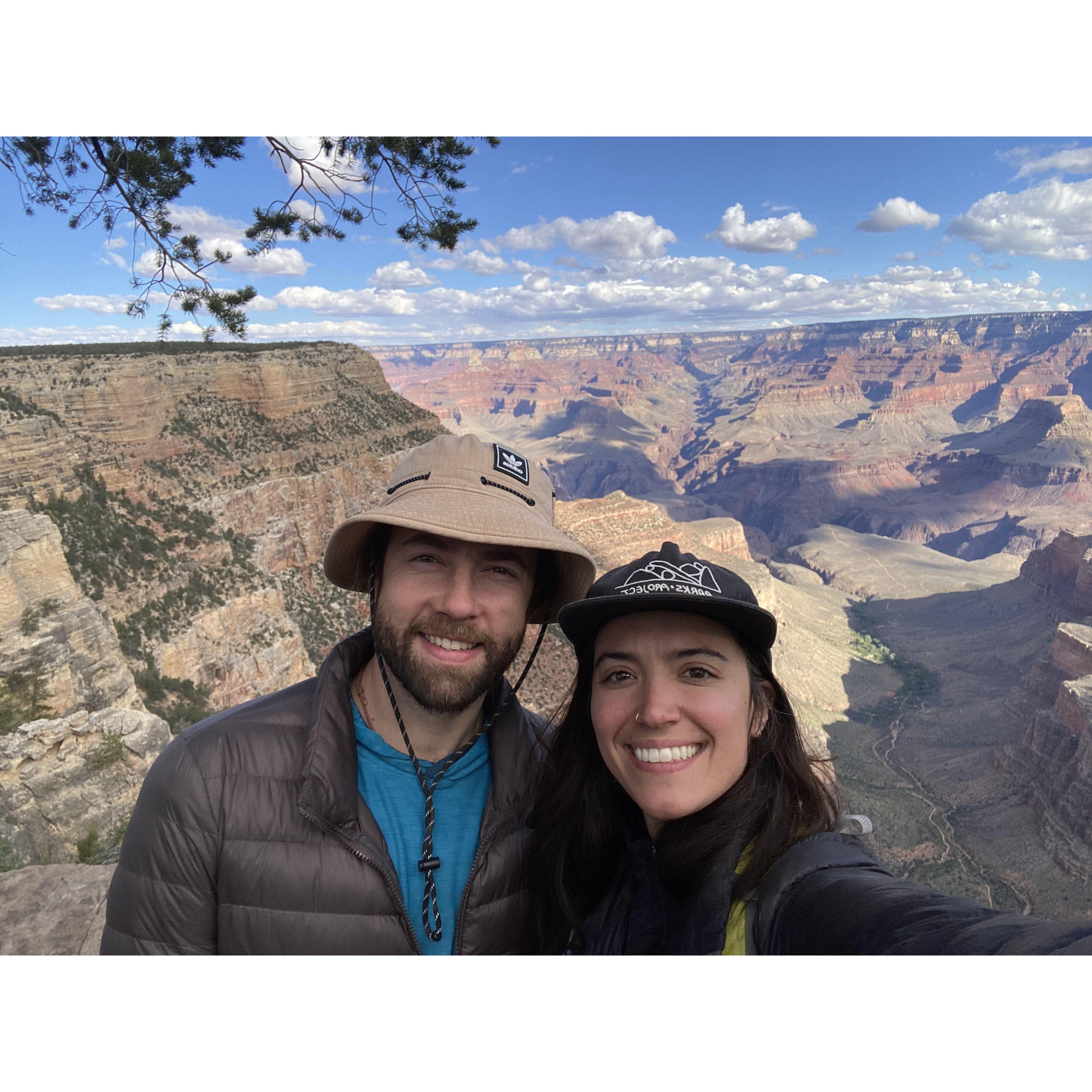 Seeing the Grand Canyon for the first time! April 2024