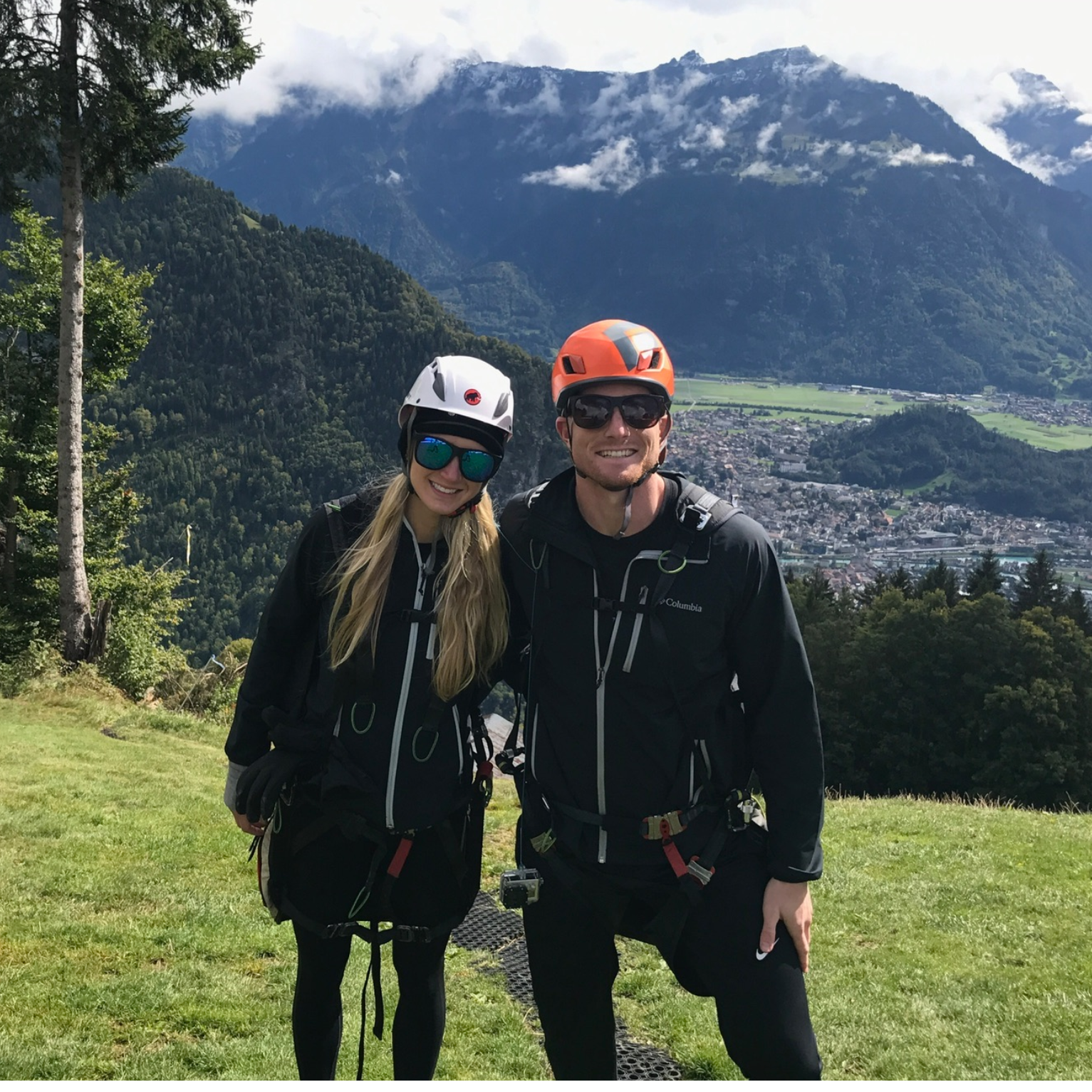 09-18-17
Paragliding in Interlaken, and taking big leaps of faith in one another!