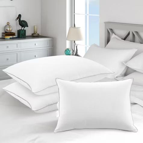 Cheer Collection Set of 4 King Size Down Alternative Pillows (20" x 36")
