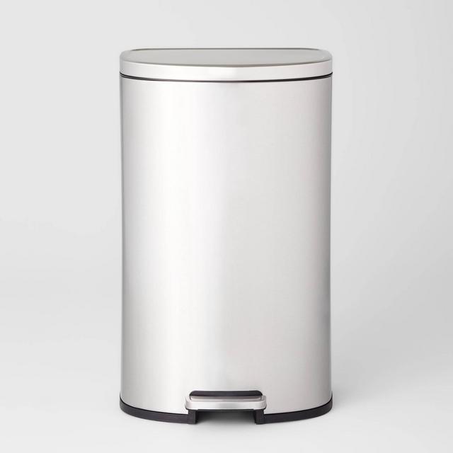 45L D Shape Step Trash Can - Brightroom™