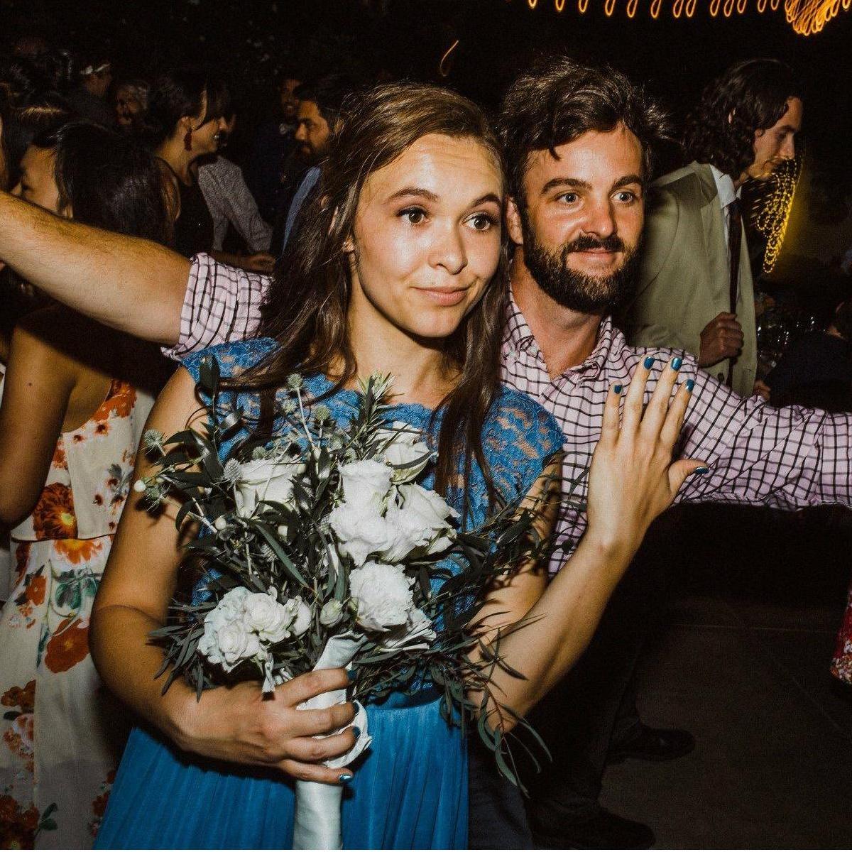 2nd bouquet caught... still didn't have a ring.